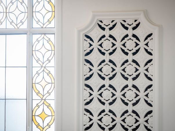Decorative detail in the SNB main building in Berne